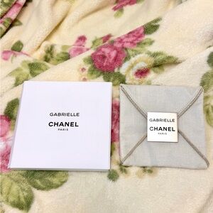 CHANEL Gabrielle Gold Pouch New in Box